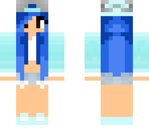 blue girl