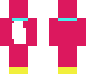 a weird pink guy