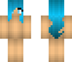 blue hair skin base