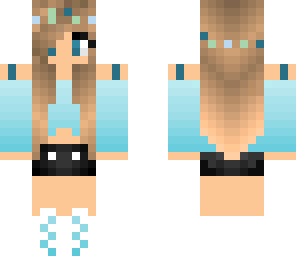 blue girl
