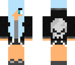 punk emo light blue