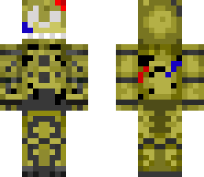 slenderman in springtrap's costume's