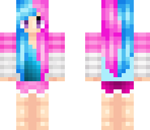 pink and blue