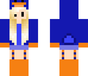 navy blue derp duck girl