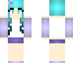 blue girl finished