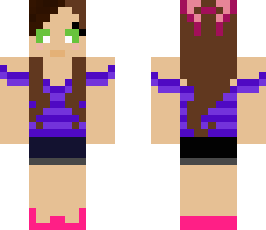 purple shirt jen