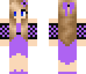 purple and black dress