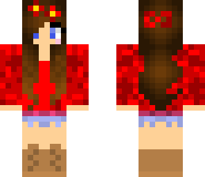 red farm girl