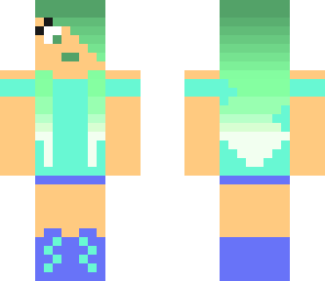 blue girl