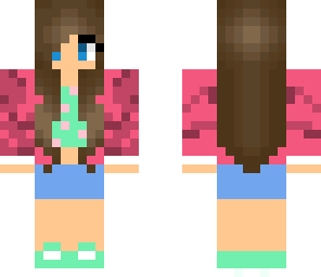 mint pink girl