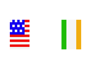 american and irish flag