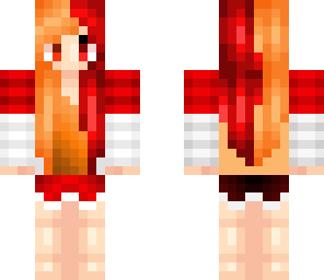 red and orange