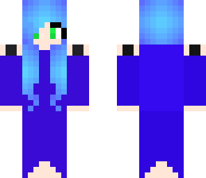 pretty blue girl