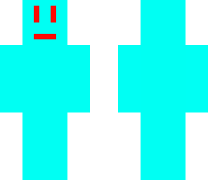 dada real creepy blue man