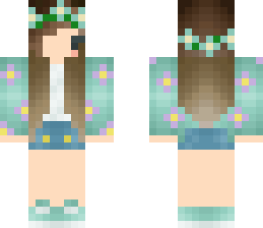 chibi flower skin