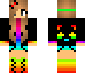 rainbow panda girl