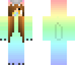 baby rainbow wolf