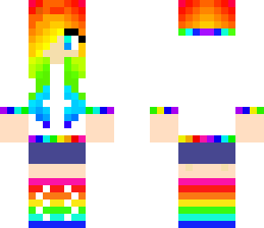 rainbow girl