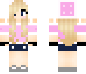 pink skater girl