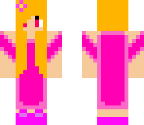 pink prinsess girl