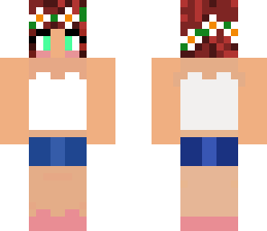 girl's summer skin