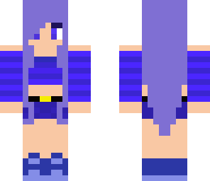 blue girl