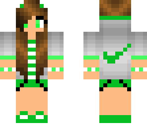 green nike girl