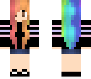 rainbow girl