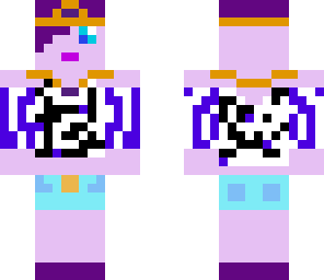 modern purple princess