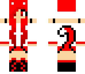 red cat girl