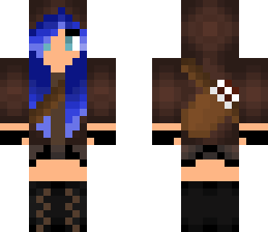 blue archer girl