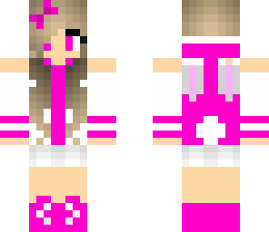 pink bunny girl