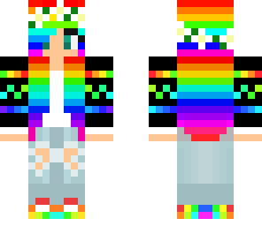 kat's rainbow skin