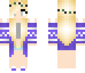 cute blind girl skin