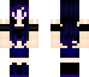 blue emo girl