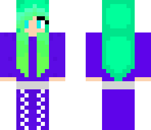 simple purple girl