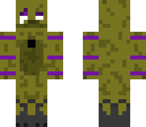 purple guy inside springtrap