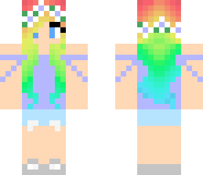 cute rainbow hair