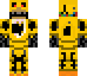 broken down withered chica