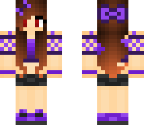 cute purple girl