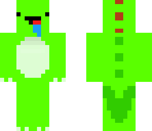 dino derp lime green 