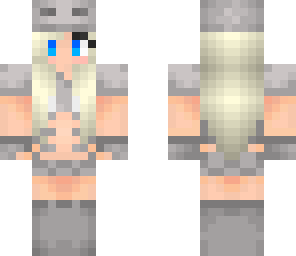 blue eyed skeleton girl