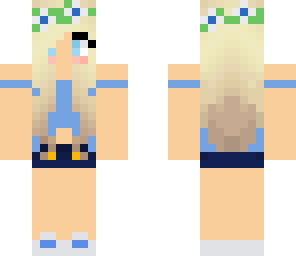 blonde summer girl