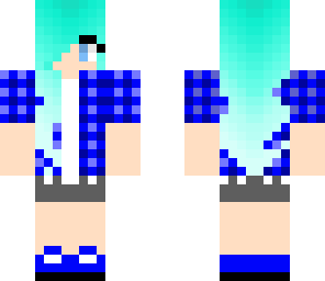blue girl