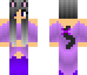 purple neko girl