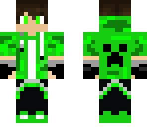 teen with green hoodie