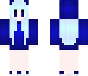 blue girl