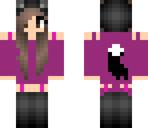 a purpleblack cat