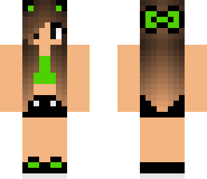 cute green kitty v 2