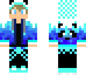 neon panda boy